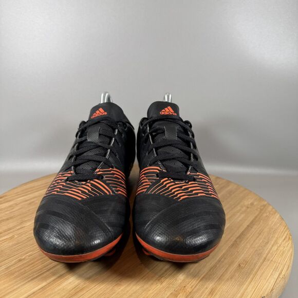 Adidas Men's Nemeziz 17.4 FXG CP9006 Black Solar Red Soccer Cleats Size 7.5 US - Picture 2 of 8